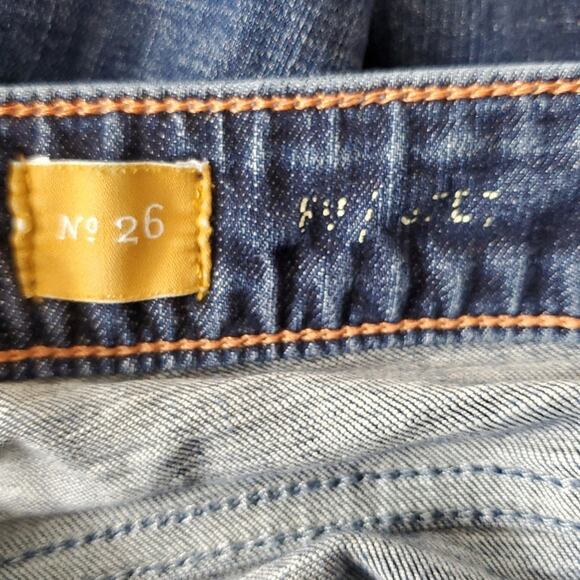 Anthro Pilcro Letterpress Skinny Jeans Distressed Size 26 - Picture 6 of 8